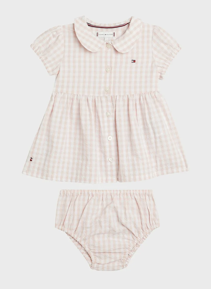 TOMMY HILFIGER Gingham Peter Pan Dress