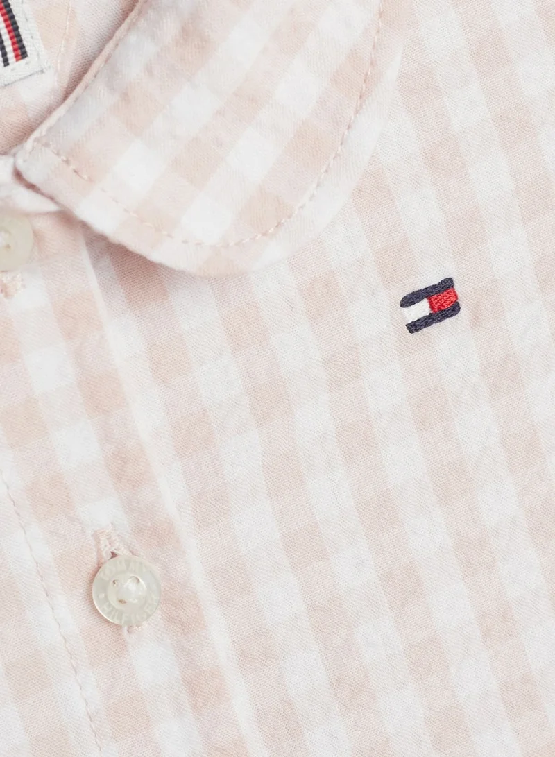 TOMMY HILFIGER Gingham Peter Pan Dress