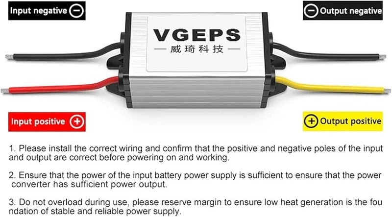 15 60V 2A DC DC Step Down Converter 12V 24V 36V 48V 60V 72V to 12V Automotive Power Regulator Module - Image 4