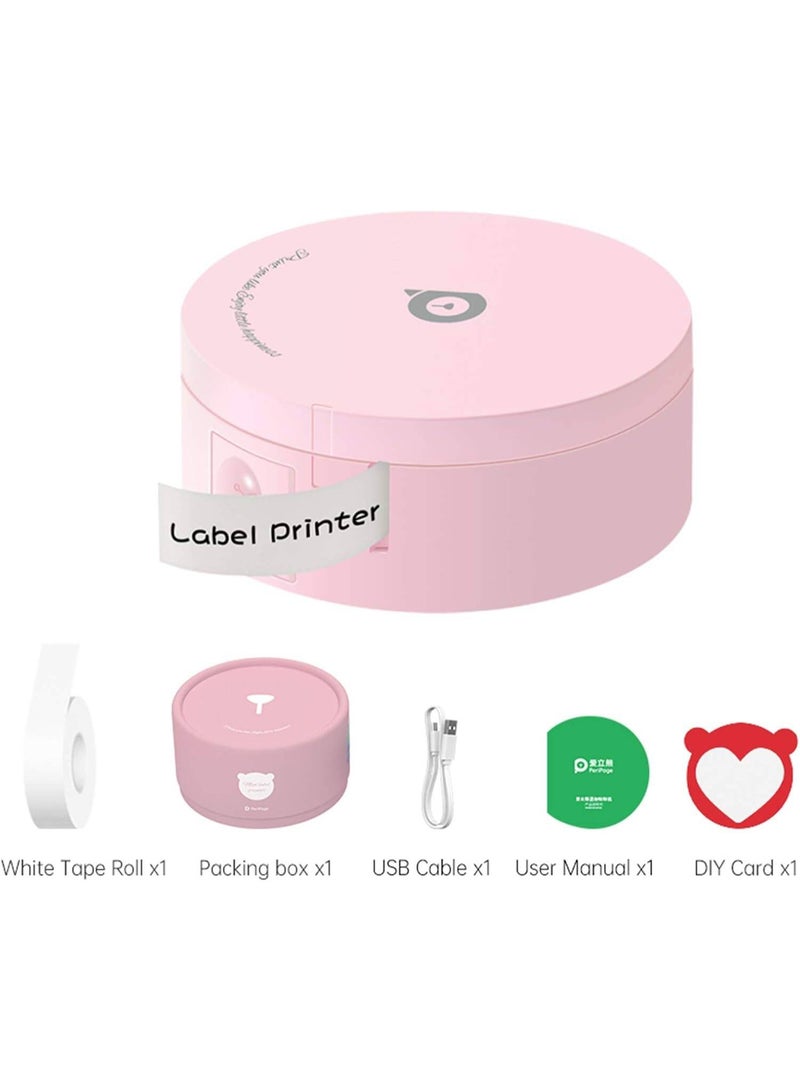 PeriPage L1 Plus Pink Label Maker - Compact Thermal Bluetooth Printer, 203dpi, Safe Button Cutting, Ideal for Home and Office - Image 3