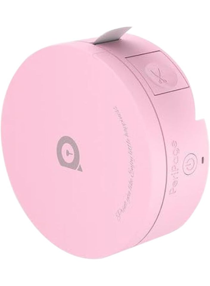 PeriPage L1 Plus Pink Label Maker - Compact Thermal Bluetooth Printer, 203dpi, Safe Button Cutting, Ideal for Home and Office - Image 1