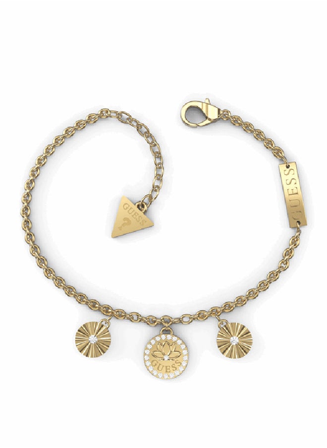 GUESS Multi Charms Lotus Bracelet 