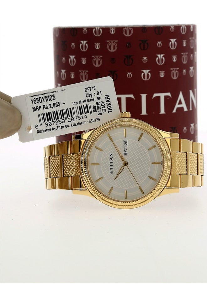 TITAN Stainless Steel Analog Wrist Watch 1650YM05  - Image 2