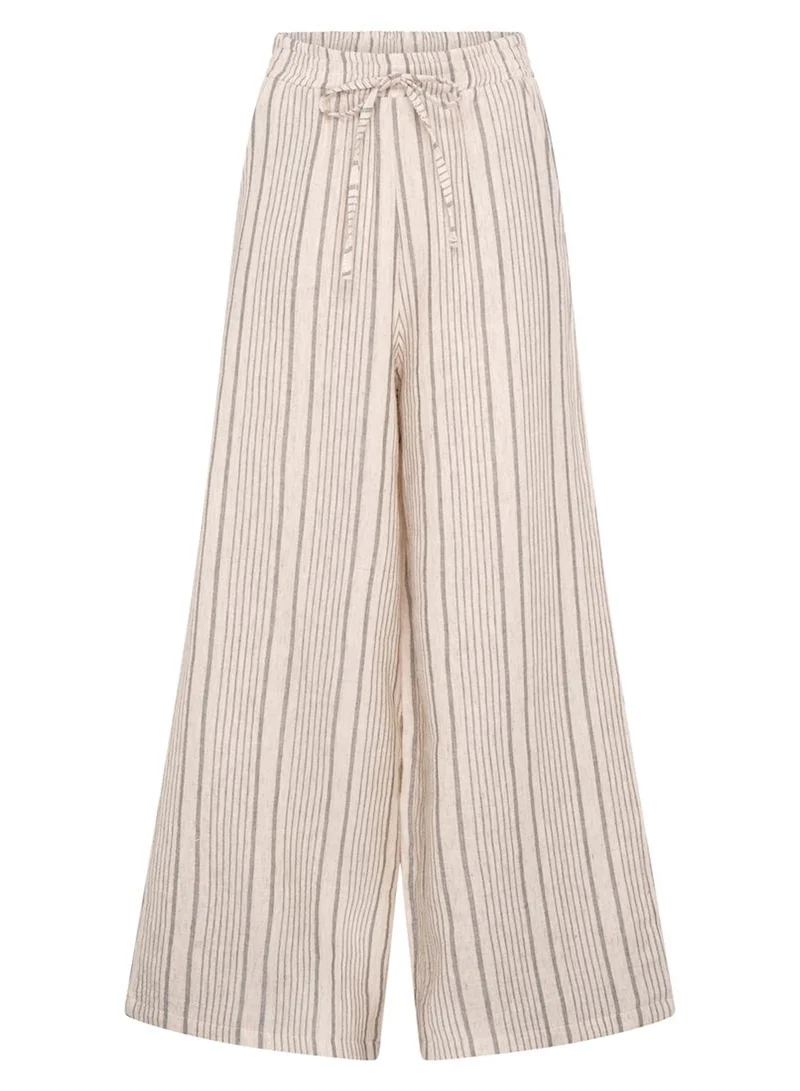 Needs No Label  Linen Stripe Co-ord Trousers for Women | Best Price UAE