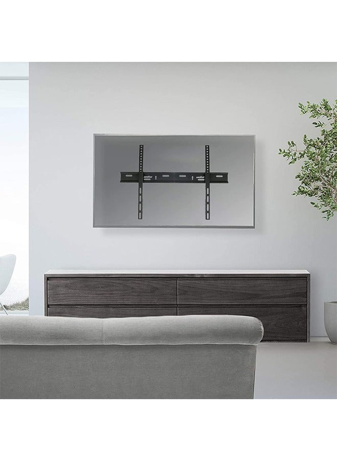 ويسفور حامل تلفزيون نحيف مثبت على الحائط مقاس 26-72 بوصة لشاشة تلفزيون مسطحة LED Oled Plasma وحامل تلفزيون ثابت ورف تثبيت على شاشة التلفزيون يحمل ما يصل إلى 50 كجم بحد أقصى VESA 600 × 400 مم  - Image 2