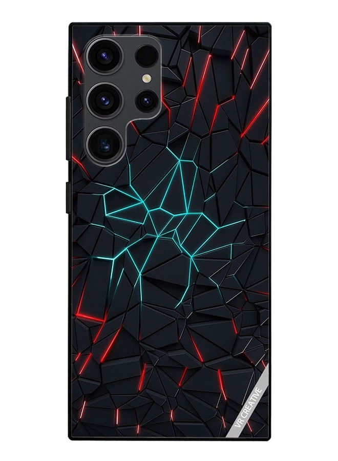 VR CREATIVE Protective Case Cover For Samsung Galaxy S24 Ultra Abstracts Design Multicolour - Image 1