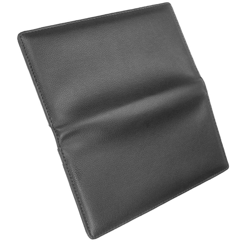 PU Leather Menu Folder Presenter with Pen Clip for Hotel Salon KTV Restaurant (A067 Black) - Image 3