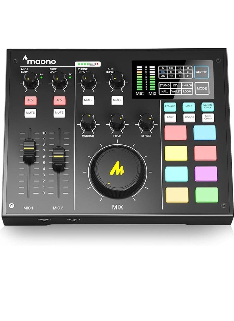 Maono Maonocaster AU-AM100 All-In-One Podcast Production Studio - Black  - Image 2