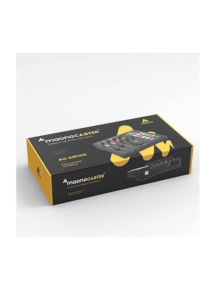 Maono Maonocaster AU-AM100 All-In-One Podcast Production Studio - Black  - Image 5