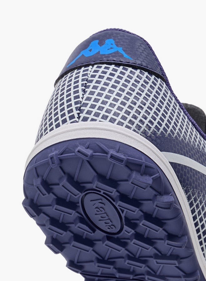 كابا حذاء كرة قدم للأولاد بتفاصيل شعار وإغلاق بشريط لاصق - Image 5