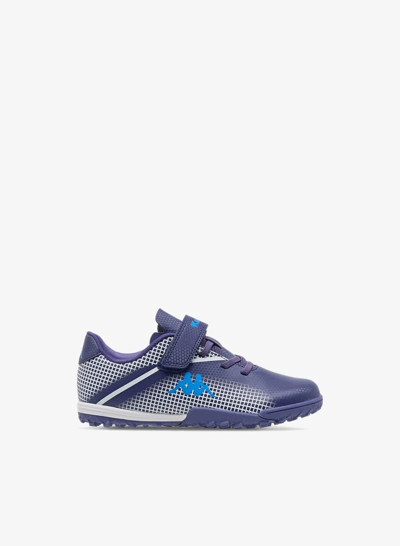 Kappa Boys' Logo Detail Football Shoes with Hook and Loop Closure