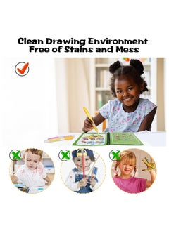Generic 6 Pieces Magic Water Drawing Books With 6 Magic Pens Water Coloring Books Set  - Image 4