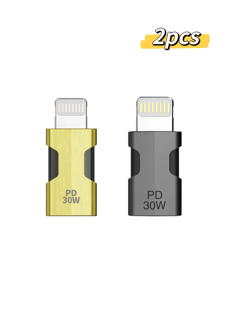 Type C to USB Adapter, USB Type C Female to Lightning Male Adapter - Image 1