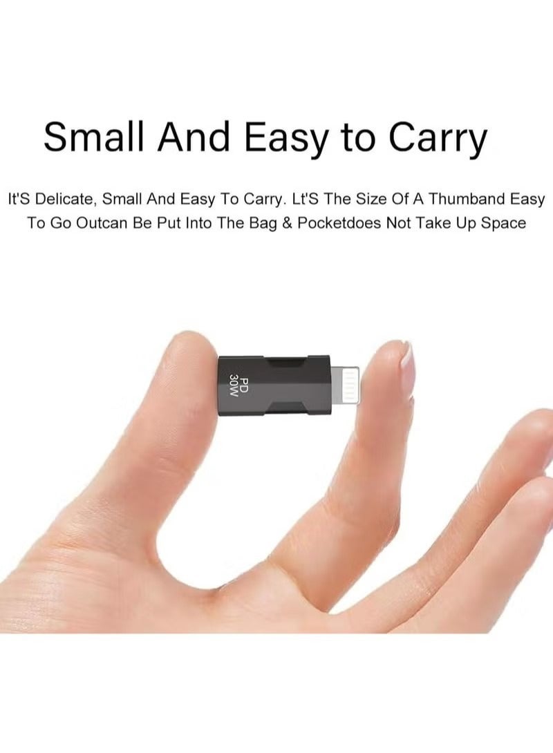 Type C to USB Adapter, USB Type C Female to Lightning Male Adapter - Image 4