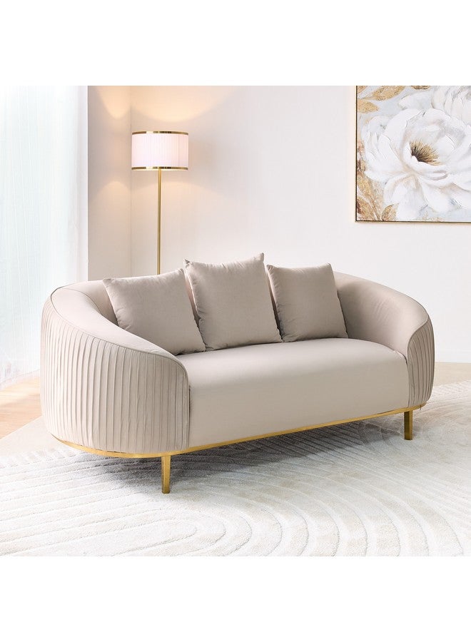 Home Box Sorrento 2-Seater Fabric Sofa with 3 Cushions 79 x 194 x 94 cm - Image 2