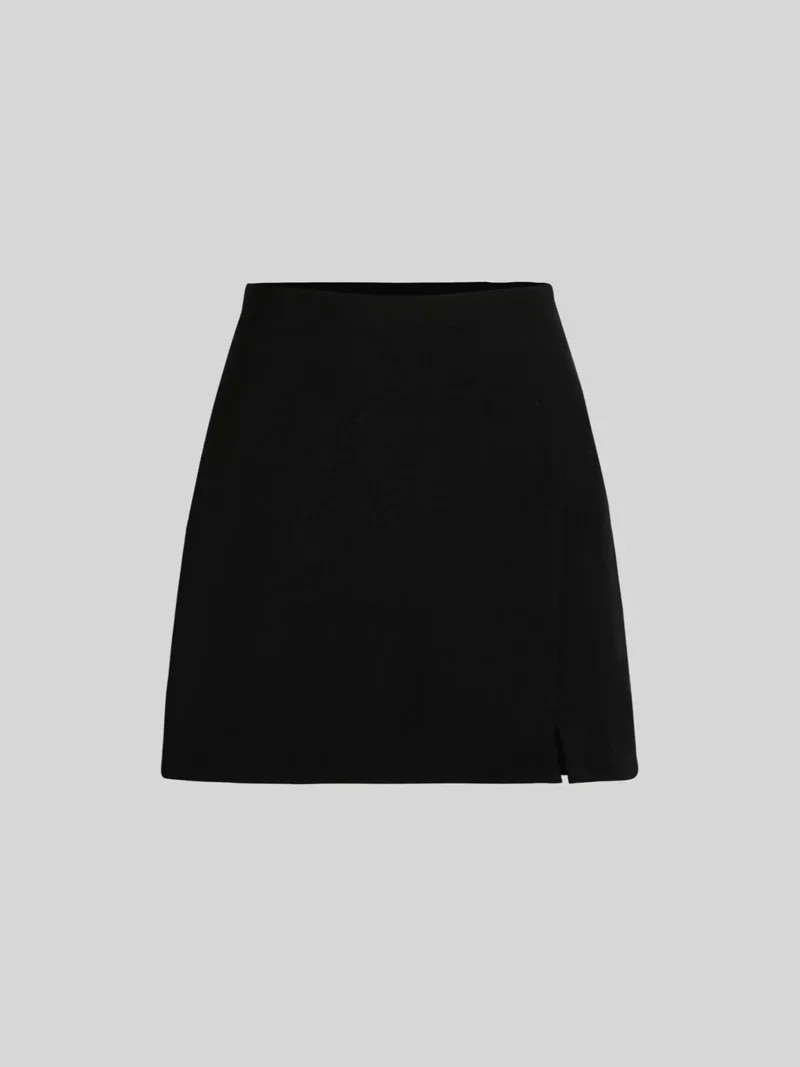 هيكاب High Waist Mini Skirt with Slit