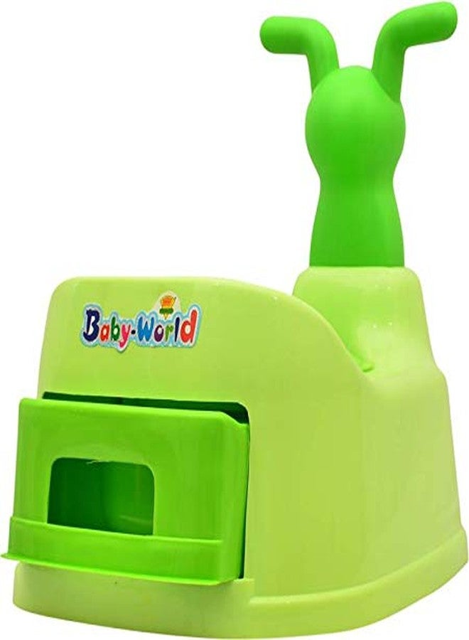 Nabhya Cartoon Face Baby Potty Seat Toilet Trainer with Removable Tray and Closing Lid (Multicolor ) - Image 2