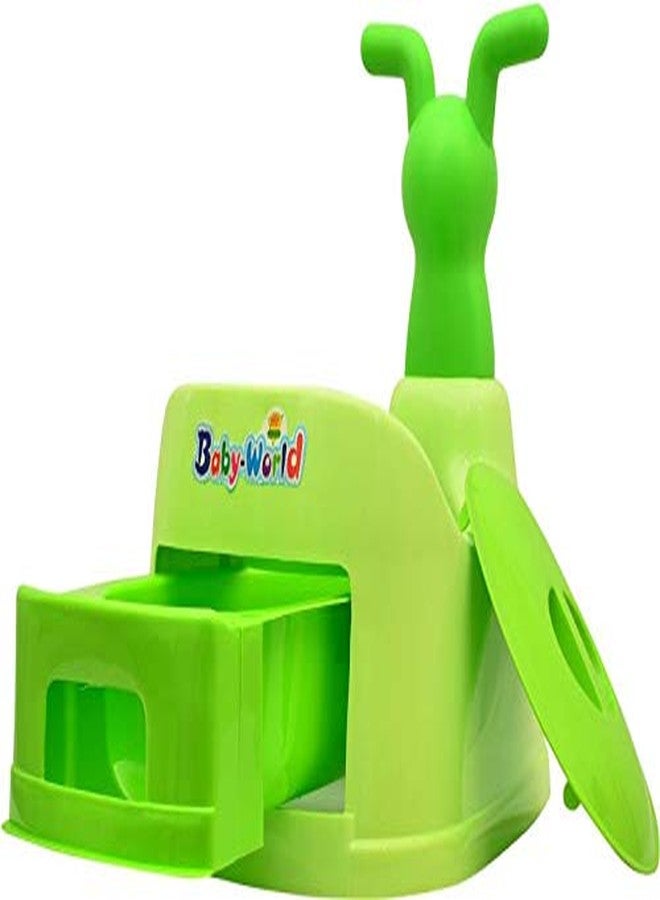 Nabhya Cartoon Face Baby Potty Seat Toilet Trainer with Removable Tray and Closing Lid (Multicolor ) - Image 3