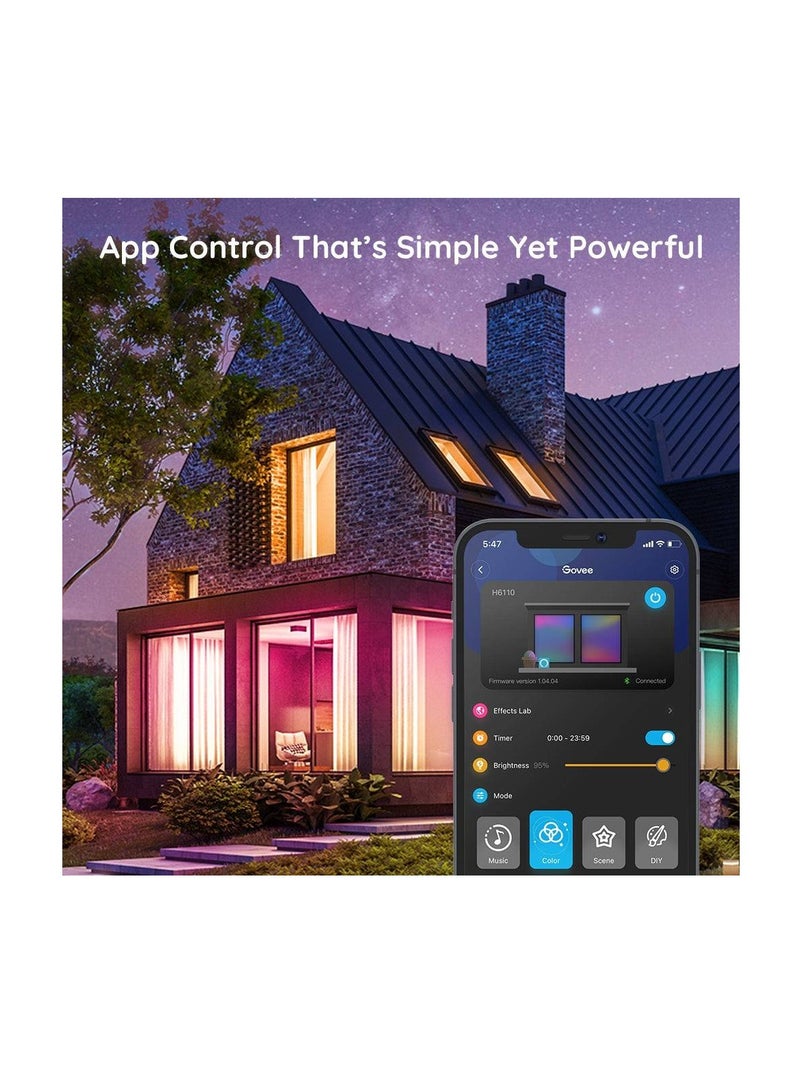جوفي شريط إضاءة Govee LED واي فاي RGB 16.4 قدم × 2 - Image 4
