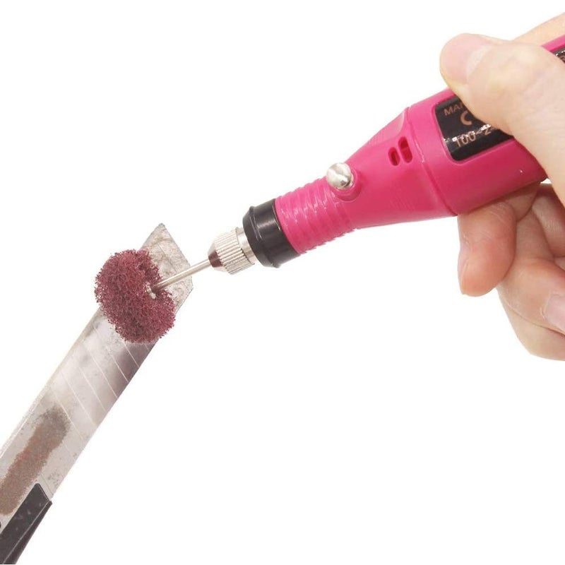 PHYHOO Fine Abrasive Wheel Brush Polishing Buffing Wheels Sanding Rust Remove Rotary Tools Accessories 2.35 MM Mandrel 80 Pieces - Image 2