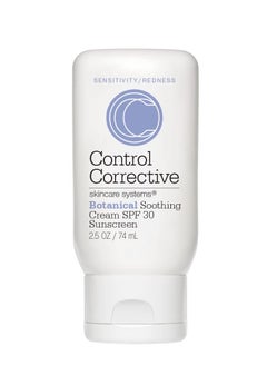 CONTROL CORRECTIVE SKIN CARE SYSTEMS CONTROL CORRECTIVE Botanical Soothing Cream Spf 30, 2.5 Oz - Moisturizers, For Sensitive Skin, Calms The Skin & Protects, Wheat Germ Oil, Vitamin E, Honey & Humectants, Restores Skin Balance, Rosacea  - Image 1