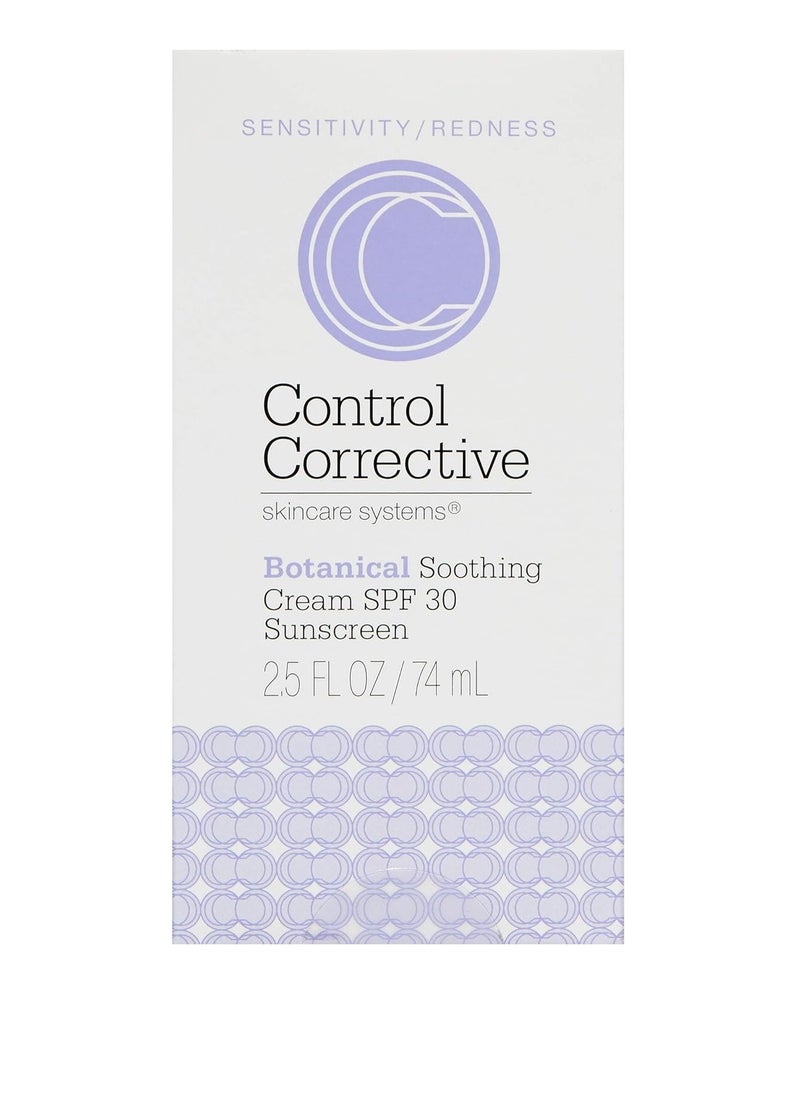 CONTROL CORRECTIVE SKIN CARE SYSTEMS CONTROL CORRECTIVE Botanical Soothing Cream Spf 30, 2.5 Oz - Moisturizers, For Sensitive Skin, Calms The Skin & Protects, Wheat Germ Oil, Vitamin E, Honey & Humectants, Restores Skin Balance, Rosacea  - Image 3