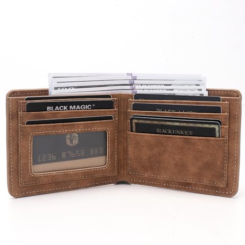 THTCSQ To My Dad Gifts,Leather Wallet for Men, Engraved Personalized Leather Wallet,Father's Day Gift, Birthday Gifts,Christmas Gifts, Gifts for Dad from Daughter Son (Girl) - Image 2