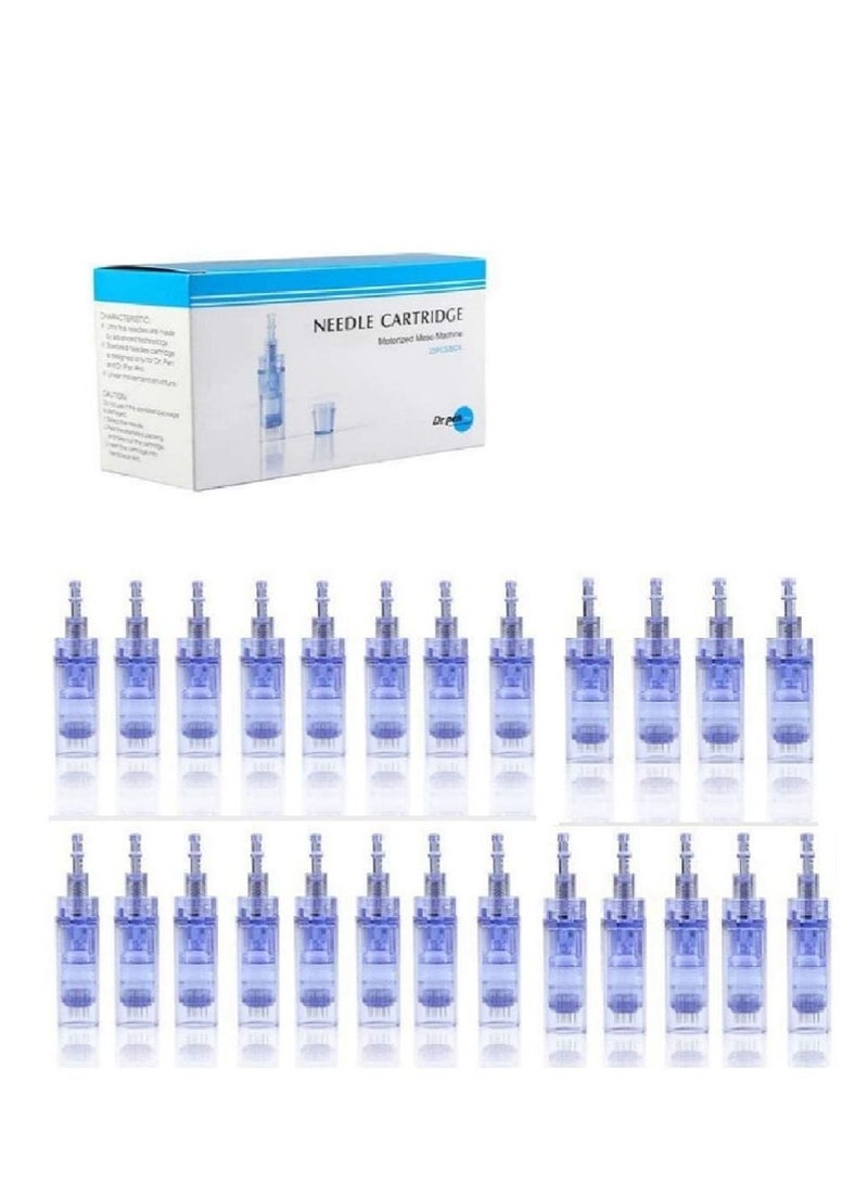 Dr pen 25-Piece Derma Pen A6 Replacement Cartridges Round Nano - Image 1