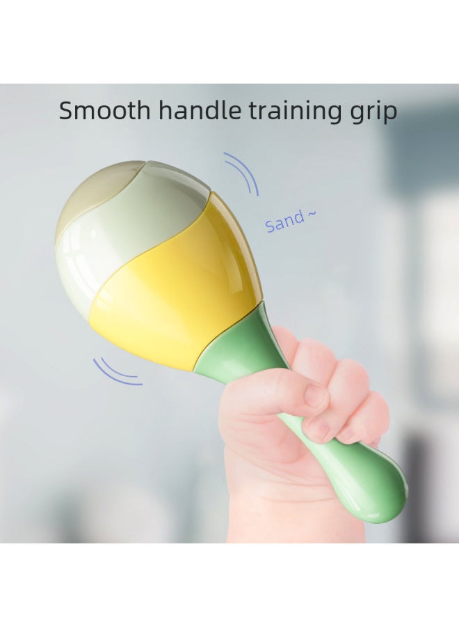 Baby Toys 0-1 Years Old Early Education Rattle Newborn Children 6 Months Baby Grasp Training Sand Hammer 3 Hand Rattle-Color:Orff Hand Bell [special Offer]  - Image 5