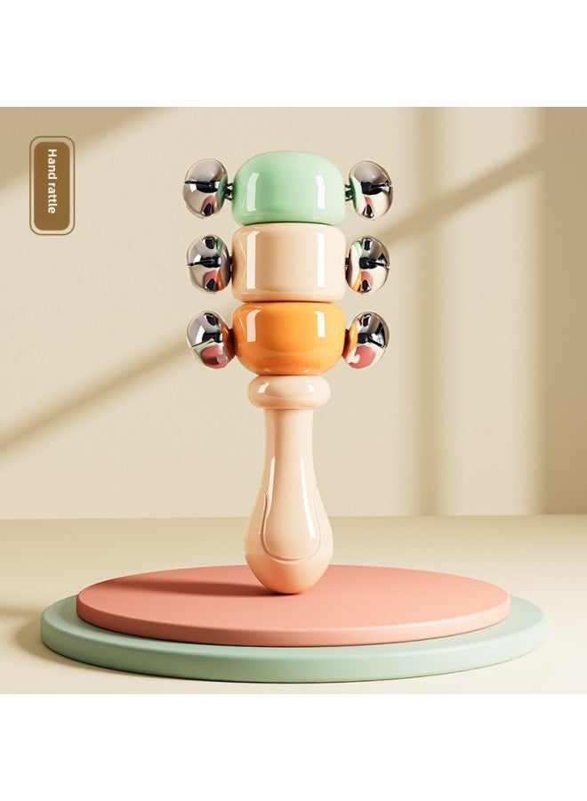 Baby Toys 0-1 Years Old Early Education Rattle Newborn Children 6 Months Baby Grasp Training Sand Hammer 3 Hand Rattle-Color:Orff Hand Bell [special Offer]  - Image 1