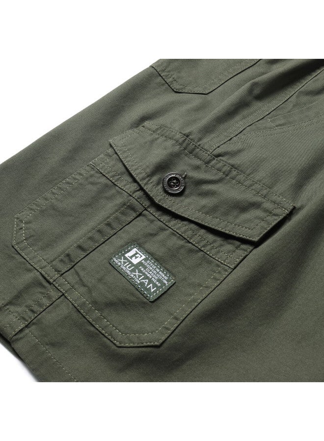 Tucano Men's Summer Cotton Casual Workwear Sports Thin Breathable Five-point Shorts Light Grey 2XL - Image 4