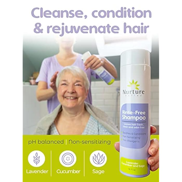 Nurture Valley No Water Nourishing Shampoo Spray - Waterless 12 Oz Continuous Spray Bottle + 16 oz Refill, Leaves Hair Fresh, Clean and Odor-Free - Image 3
