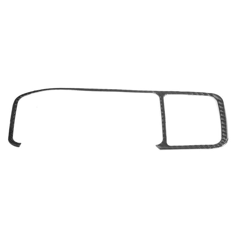 Console Navigation Panle Frame Trim GPS Carbon Fiber Cover Fit for V60 S60 2010‑2017LHD - Image 1