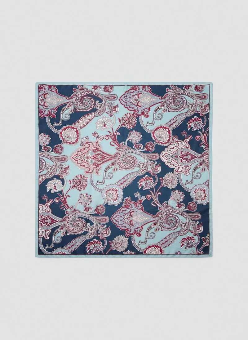 مانجو Paisley satin scarf