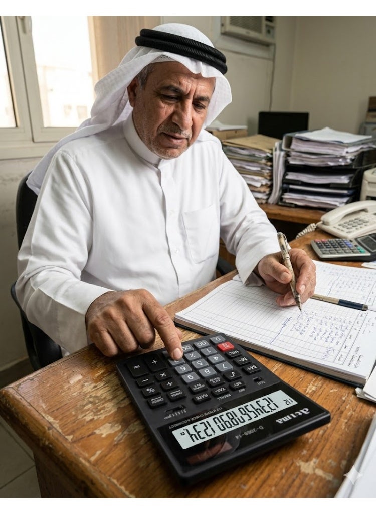 آلة حاسبة إلكترونية مكتبية D-2069-14 شاشة LCD كبيرة مكونة من 14 رقمًا مع 112 خطوة للتحقق وطاقة مزدوجة. آلة حاسبة مكتبية متطورة مصممة خصيصًا لأعمال المحاسبة والمكاتب الاحترافية، تتميز بذاكرة عرض كبيرة ووظيفة مراجعة وتصميم متين للاستخدام اليومي المكثف. - Image 3