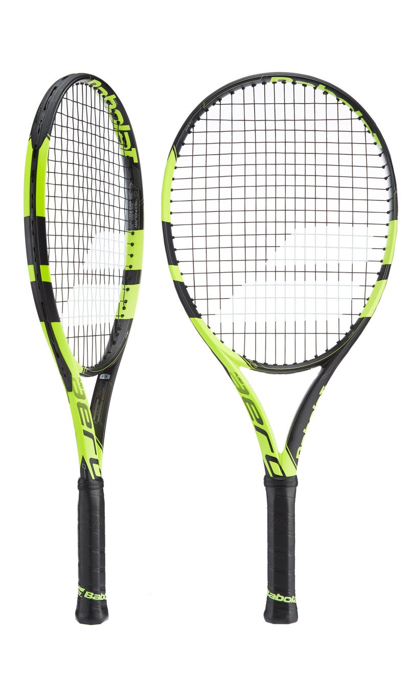 Babolat Unisex's Pure Aero Junior 25 Racket, Black/Yellow, Size 1