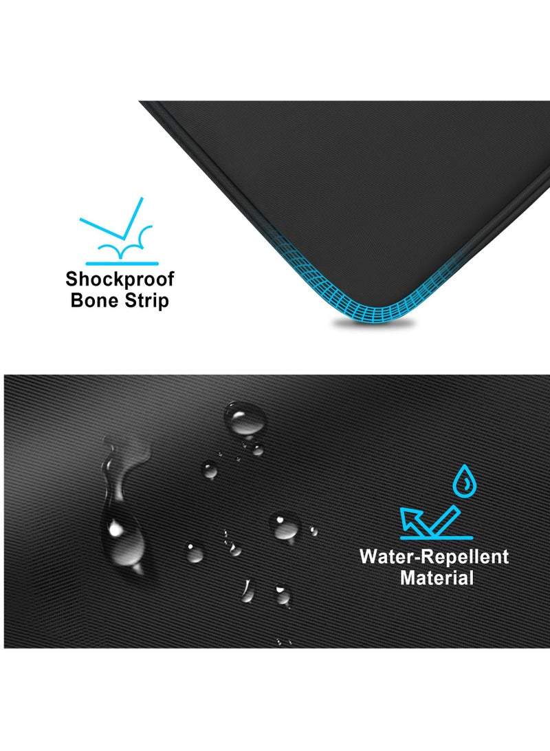 Tablet Sleeve Case for 10.9 inch New iPad /11 inch iPad Pro/ 10.2 inch iPad/10.9" iPad Air / 10.5 inch iPad Pro Air, Galaxy Tab A8 10.5" Protective Bag, Fit Apple Smart Keyboard,Black - Image 4