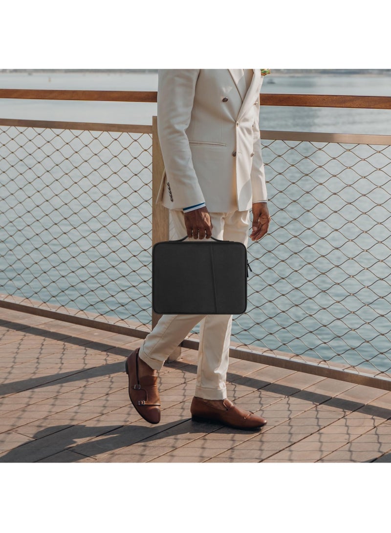 Tablet Sleeve Case for 10.9 inch New iPad /11 inch iPad Pro/ 10.2 inch iPad/10.9" iPad Air / 10.5 inch iPad Pro Air, Galaxy Tab A8 10.5" Protective Bag, Fit Apple Smart Keyboard,Black - Image 5