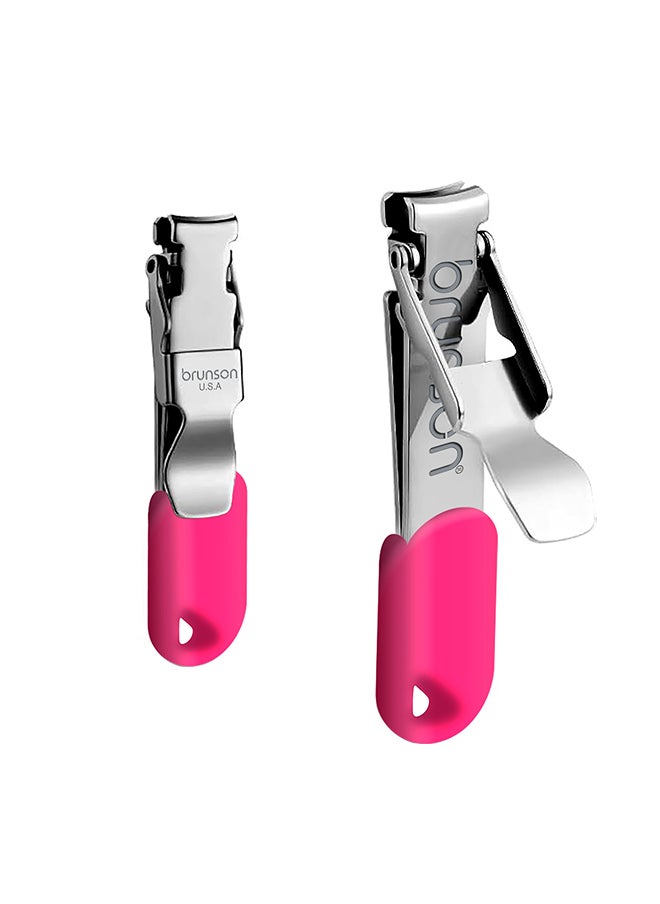 brunson - Nail Clipper Stainless Steel Professional Grade Nail Cutter with a Gripped Handle Ideal Manicures with long lasting sharpness for Easy Toenail TrimmingBCNCF5 - Image 1