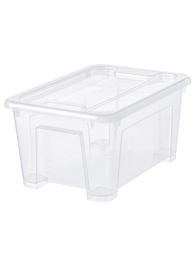 Zaboon Box with lid, transparent, 28x20x14 cm/5 l - Image 1