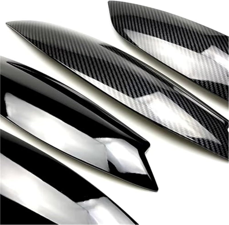 DEMULAX Carbon Fiber Headlight Eyebrow for VW Golf MK5 GTI R - Image 4