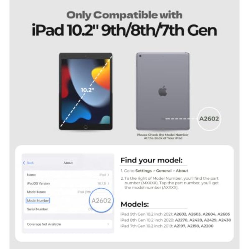 حافظة iPad الجيل التاسع مع لوحة مفاتيح: ألومنيوم، فضي، حامل مغناطيسي ناتئ عائم، لوحة تتبع متعددة اللمس، مفاتيح بإضاءة خلفية، حامل قلم رصاص - Image 2