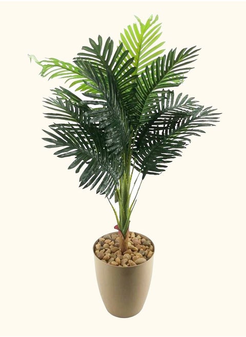 Artificial Ornamental Palm Tree in Pot Green/BIG120 cm