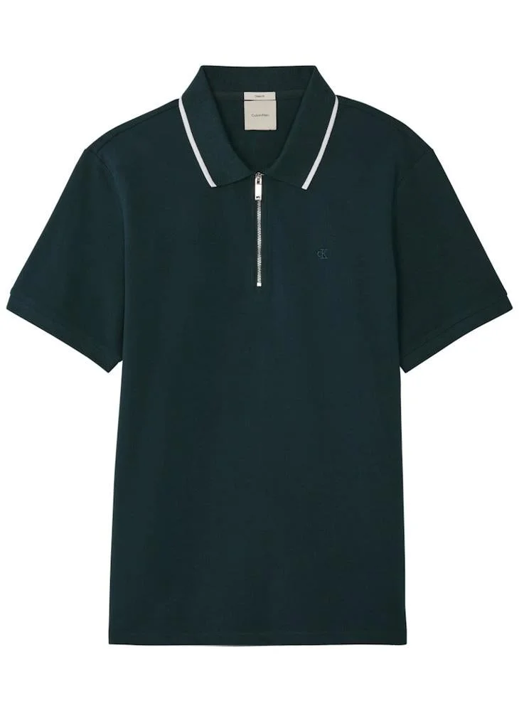 CALVIN KLEIN  Cotton Piqué Polo for Men | Best Price UAE