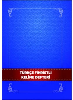 Notebook Word Index Turkish Karatay Publishing House