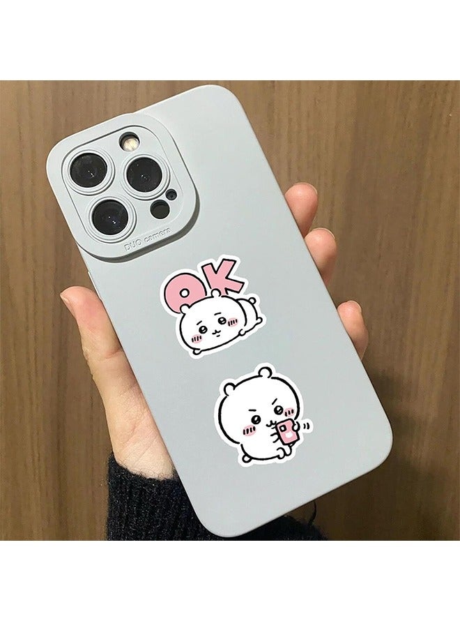 60pcs Chiikawa Stickers, Cute Cartoon Stickers, Kawaii Waterproof Vinyl Stickers for Kids Teens Water Bottles Scrapbook Notebook Phone Laptop Luggage Bike - Image 3