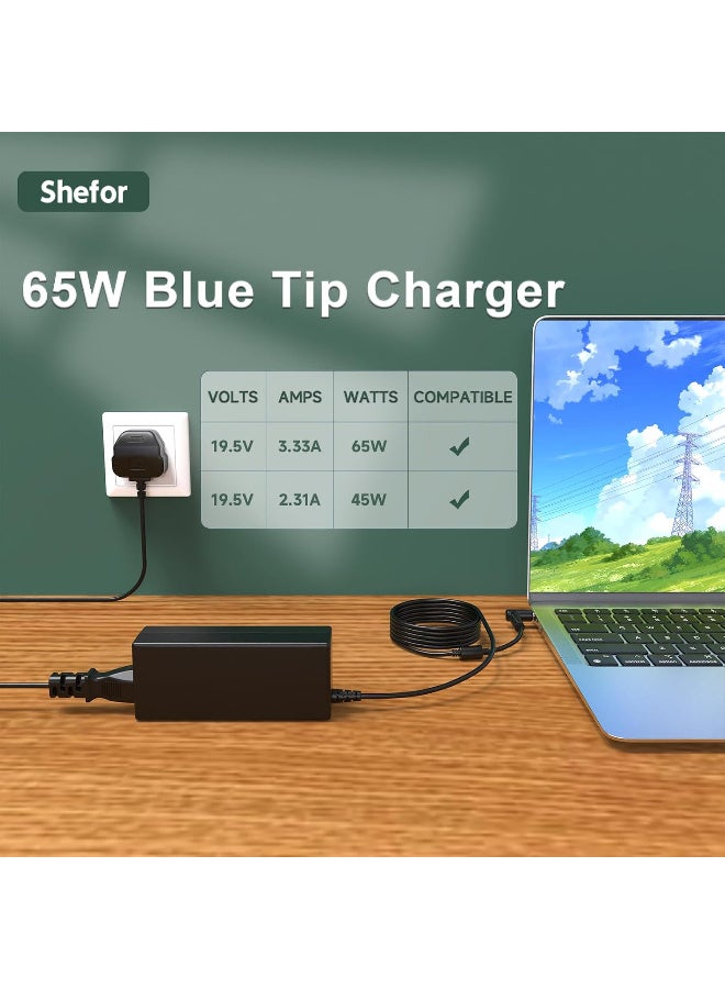 Zexen 65W Laptop Charger Blue Tip Compatible with HP 65W Laptop Charger,19.5V 3.33A Output ,4.5×3.0mm Blue Tip,Compatible with HP EliteBook, ProBook,Pavilion Series - Image 4