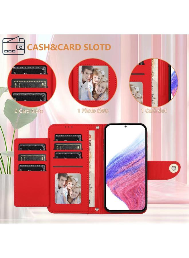 S-TOP Case For OPPO Reno13 F 5G Global Rhombic Texture Flip Leather Phone Case with Lanyard - Image 3