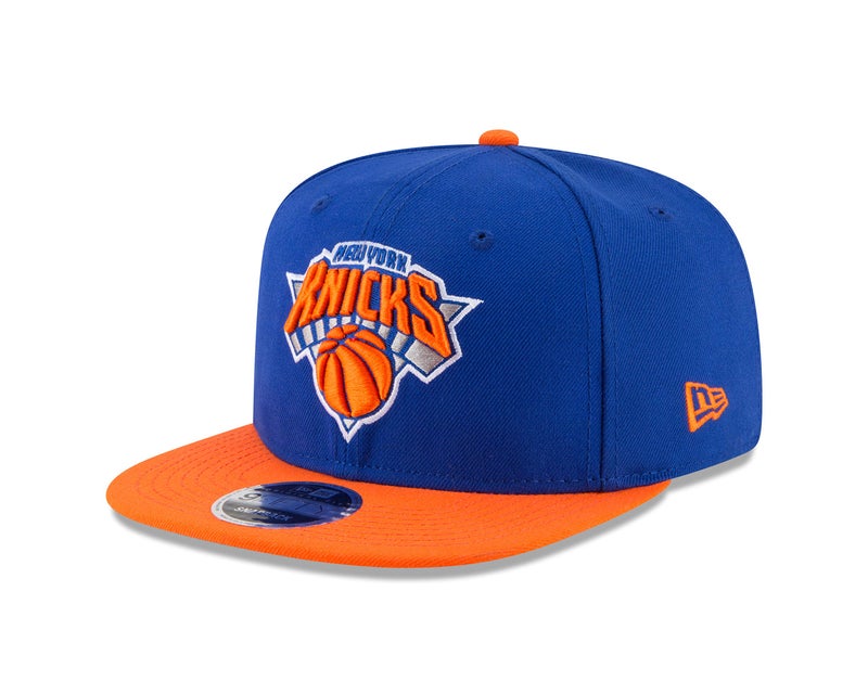 NEW ERA NBA New York Knicks Men's 9Fifty Original Fit 2Tone Snapback Cap, One Size, Royal - Image 5