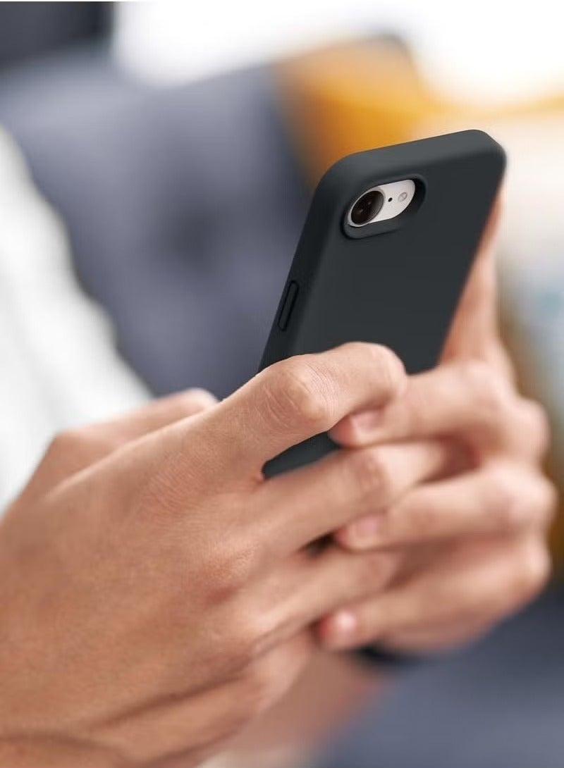 Raxoom iPhone 16e Case Cover 6.1-Inch â€“ Premium Silicone Protective Phone Case with Soft Microfiber Lining, Anti-Scratch Shockproof Bumper, Slim Fit Drop Protection, Durable & Lightweight Grip-Friendly Cover for iPhone 16e â€“ Daily Use & Stylish Design Black - Image 5